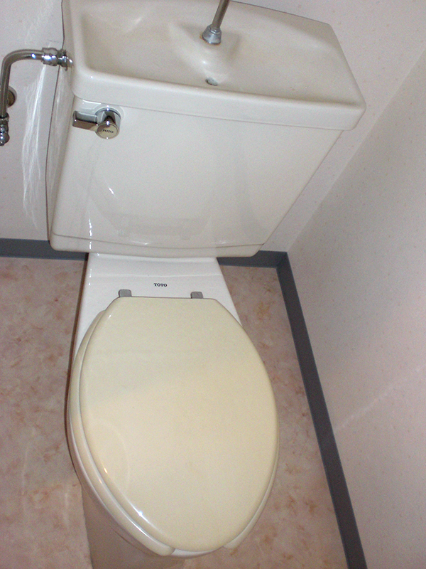 施工事例 シャワートイレ一体型ならフォルムすっきり空間が広くなる Before