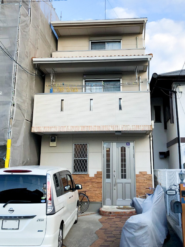 施工事例 吹田市泉町 E様邸 屋根・外壁メンテナンス塗装 Before01