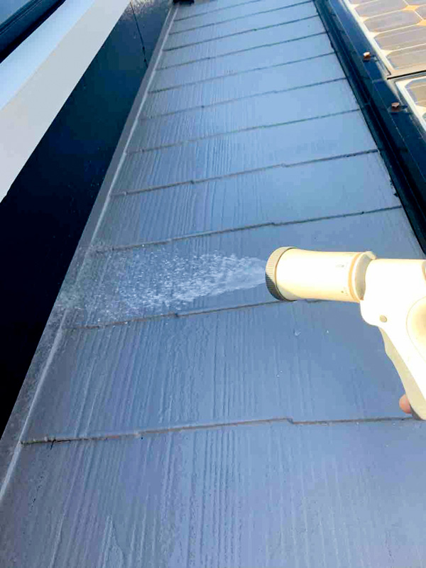 施工事例 吹田市江坂町S様邸 屋根・外壁のメンテンナンス塗装 雨漏り散水テスト02