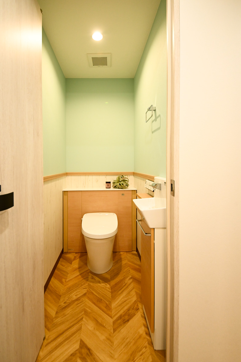 施工事例 吹田市原町 中古マンションのスケルトンリノベーション トイレ