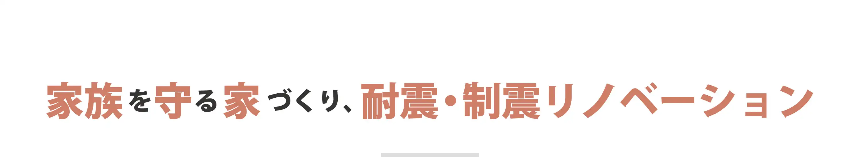 家族を守る家づくり、耐震・制震リノベーション